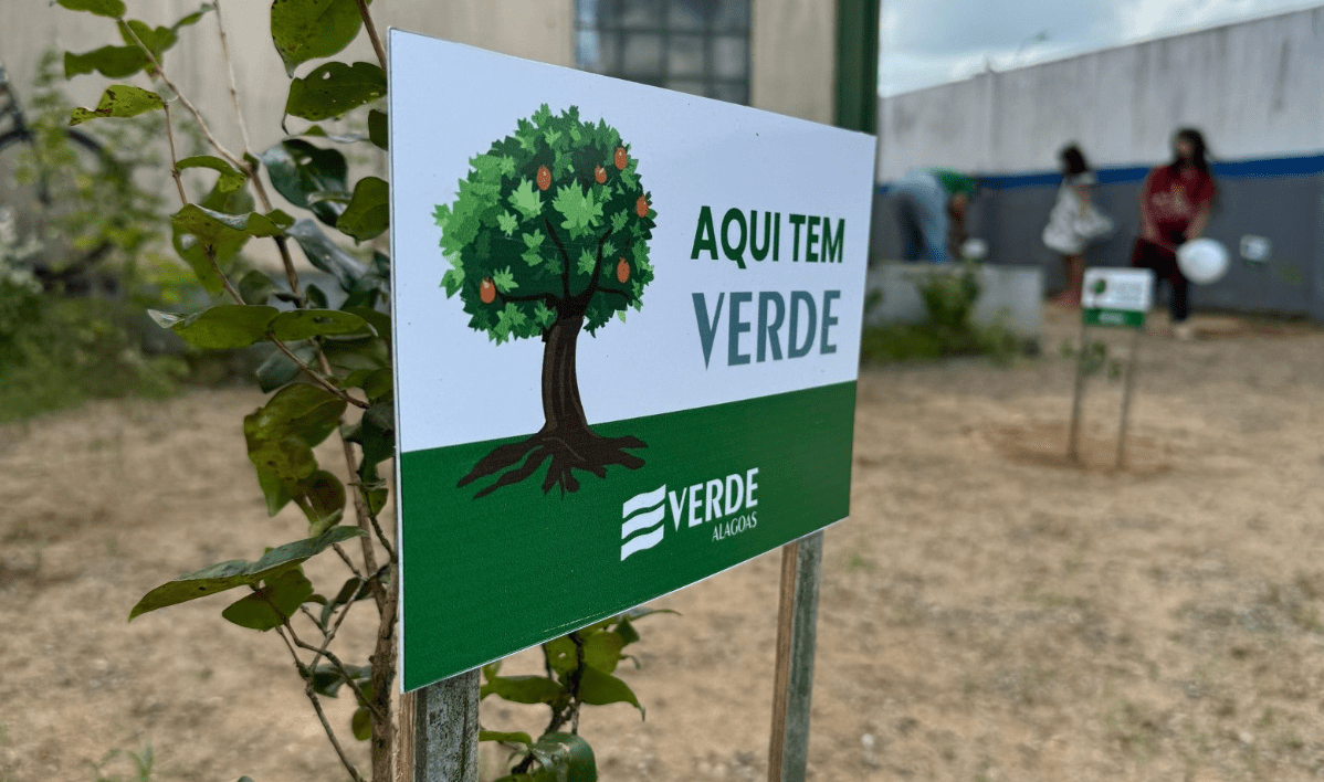 Verde Alagoas promove plantio de mudas em escolas e reforça compromisso com o meio ambiente