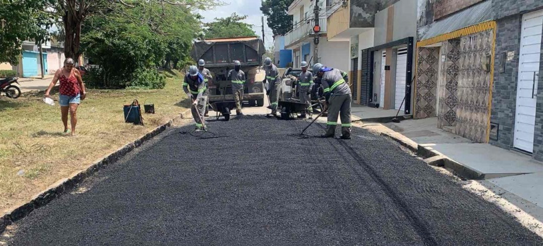 União dos Palmares recebe obras de recomposição de asfalto