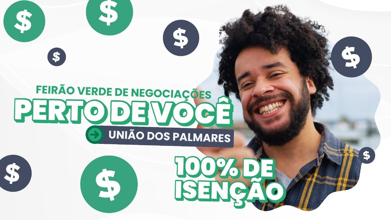 União dos Palmares recebe Feirão de Negociação da Verde Alagoas nesta quinta (27)