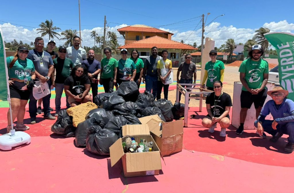 Verde Alagoas promove limpeza de praia e recolhe mais de 150 kg de resíduos