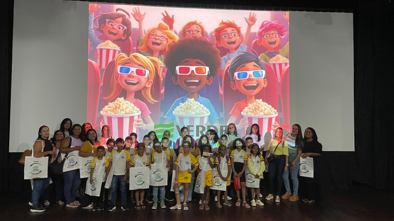 “Essa é a minha primeira vez no cinema”, diz estudante em ação da Verde Alagoas